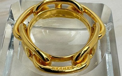 Hermès - metal plating - Scarf ring