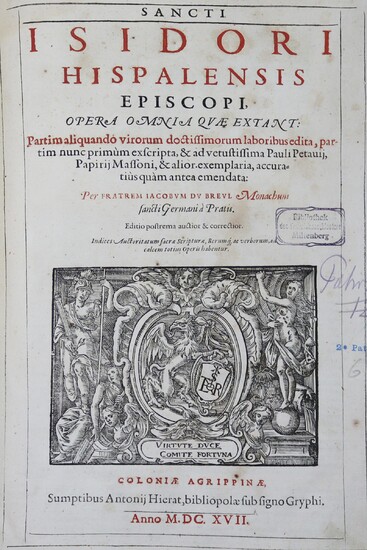 Hispalensis,I. (d.i. Isidor von Sevilla).