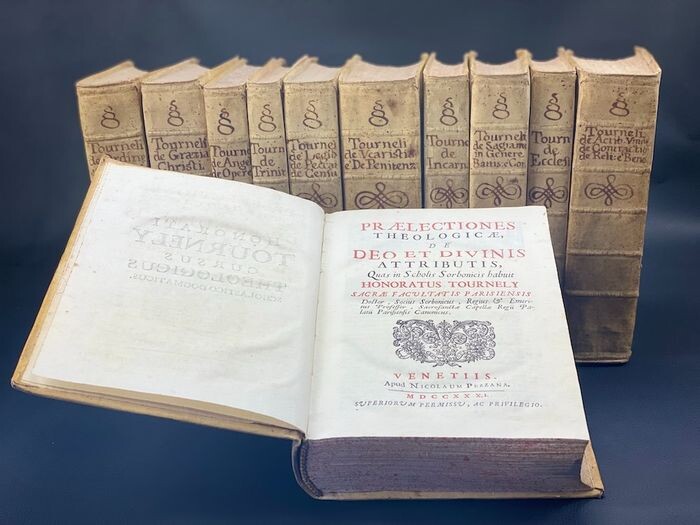Honorato Tournely - Prælectiones Theologicæ de Deo et Divinis Attributis - 1731/1739