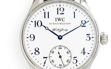 IWC A wristwatch of steel. Model Portuguese F.A. Jones, ref. IW544201. Mechanical...