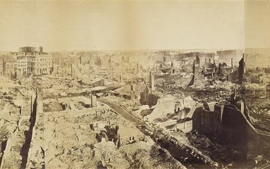 JAMES WALLACE BLACK (1825-1896) A panorama titled View of the Burnt District from...