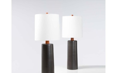 Jane & Gordon Martz (20th c.) Pair of table lamps