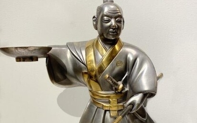 Japanese Bronze Samurai