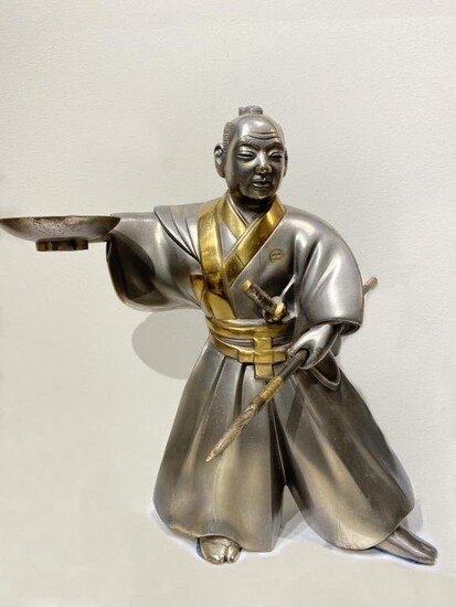 Japanese Bronze Samurai