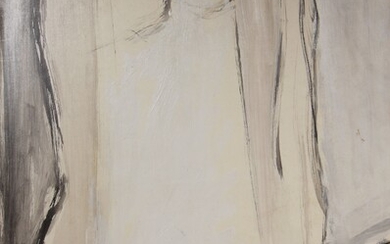 Jean-Marie DEROCHE (1956-) Nu Huile sur toile monogrammée en bas à gauche, datée 91 101 x 73 cm.