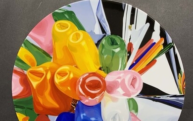 Jeff Koons, "Tulips Coupe Plate"