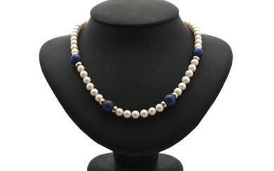 Jewellery Pearl necklace PEARL NECKLACE, cultured freshwater pearls approx. 6...