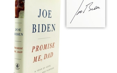 Joe Biden Signed 1st Edition of "Promise Me, Dad"