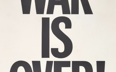John Lennon & Yoko Ono WAR IS OVER Lithograph Poster