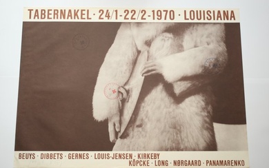 Joseph Beuys (1921-1986) - Ausstellungsplakat: "Tabernakel", 1970, dreifach gestempelt, handsigniert
