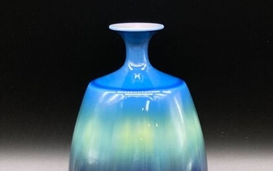 Kabin 花瓶 (Flower vessel) (1) - Ceramic - Tokuda Yasokichi“徳田八十吉”（1933-2009） - Japan contemporary national treasure level the dream colour vase of ceramist - Japan - Shōwa period (1926-1989)