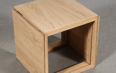 Kai Kristiansen. Side table / coffee table Cube no. 33, oiled oak