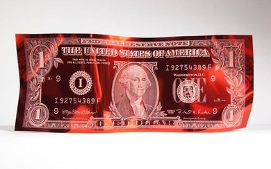 Karl Lagasse (1981) - NEW Red One Dollar USA** 50 exemplaires ** NO RESERVE PRICE