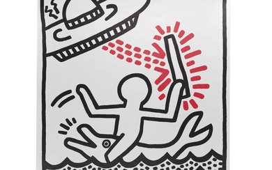Keith Haring (American, 1958-1990) Galerie Watari, Tokyo, 1983 (Gundel, 4 ; Döring et von der...