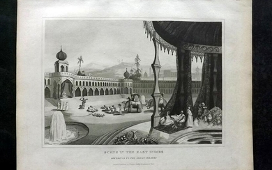 Kelly, Christopher 1836 Print. Scene in the East Indies
