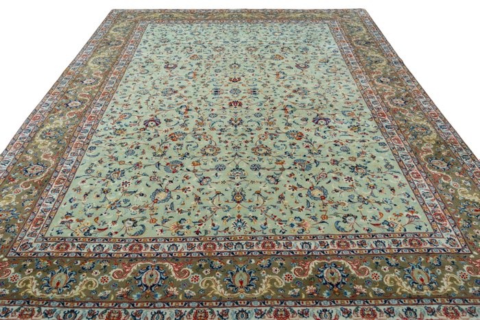 Keshan Kork - Signed Carpet - Rug - 400 cm - 295 cm