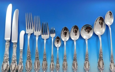 King Richard by Towle Sterling Silver Flatware Set for 12 Service Dinner 179 pcs