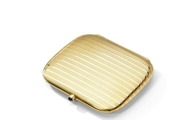 Lacloche Frères: A French 18ct gold cigarette case