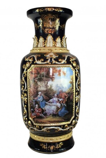 Large 19th Century Sevres Style Porcelain Vase