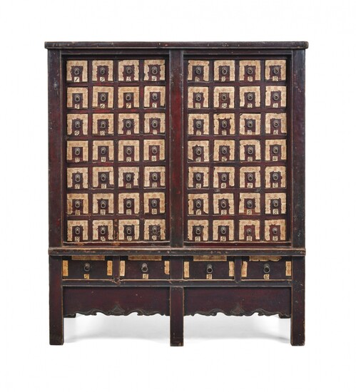 Large apothecary cabinet China, early 20th Century