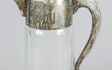 Large silver mounted stein, so called Kalte Ente, German, 1st half of 20th century, maker's mark