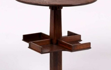 Limbert Revolving Side Table c1912