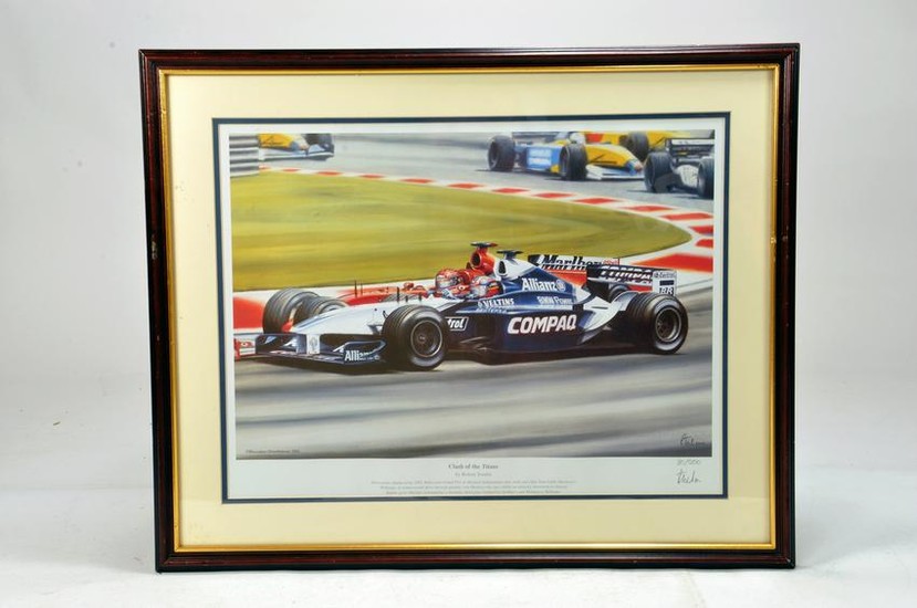 Limited Edition Print of Clash of the Titans Schumacher