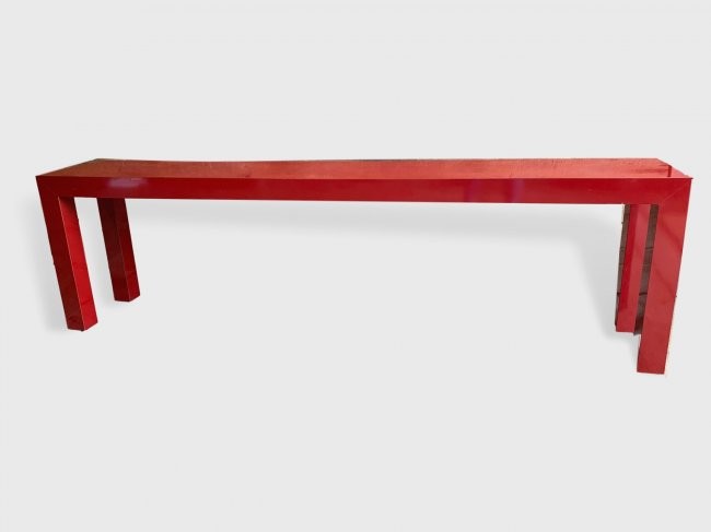 Long "Parsons Style" Console Table