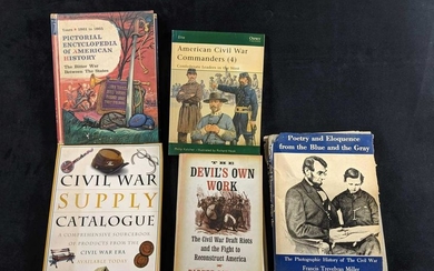 Lot Of Five Civil War Books B