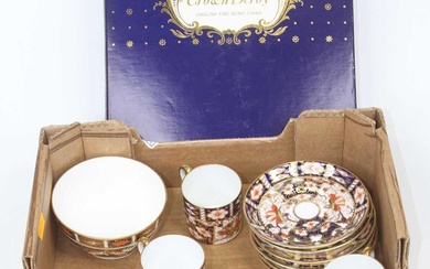 Lot details A collection of Royal Crown Derby imari coffee...