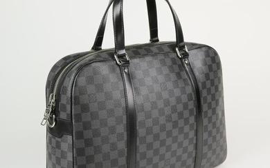Louis Vuitton Jorn in Black Leather Damier Graphite