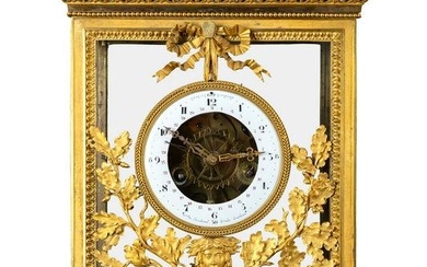 Louis XVI Ormolu Pendule-Cage Mantel Clock