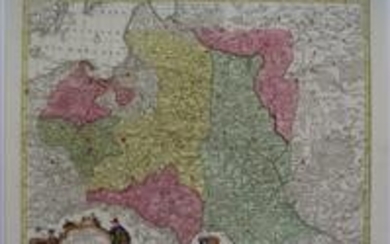 Mappa Geographica ex novissimis Observationibus repraesentans Regnum Poloniae et Magnum Ducatum Lithuaniae. . .