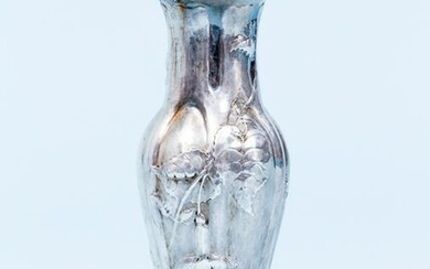 Martele Gorham Vase Silver 8 inches