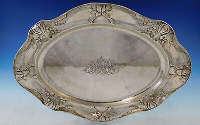 Martele by Gorham .9584 Sterling Silver Large Meat Tray Platter 17 1/2"