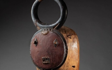 Mask - Wood - Goli Kple Kple - Baule - Ivory Coast - 44 cm