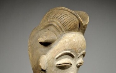 Mask - Wood, Pigment - Okuyi Society (Mukudj) - Punu - Gabon