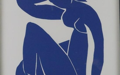 Matisse, Henri (1869 Le Château- 1954 Nizza) - Nu bleu II, Offset-Serigrafie nach den „