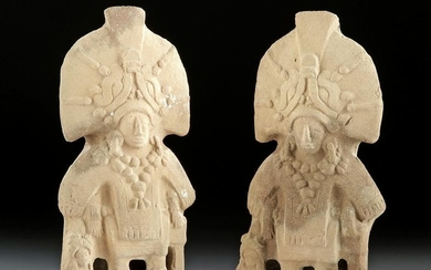 Maya Jaina Terracotta Warrior Figures (matched pr)
