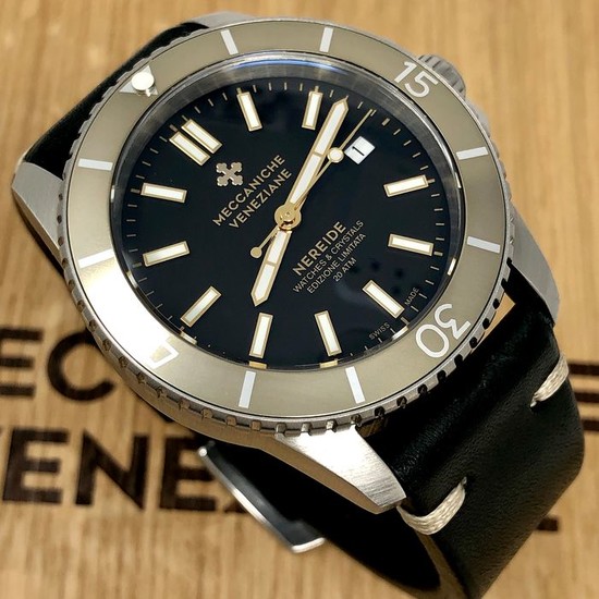 Meccaniche Veneziane - Automatic Watch Nereide LIMITED EDITION Watches & Crystals Argilla Swiss Made - W&C Argilla - Men - Brand New