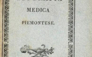 Medicine. BONINO. Biografia Medica Piemontese.