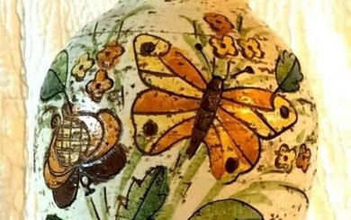 Mid Century Modern Bitossi Italian Butterfly Vase