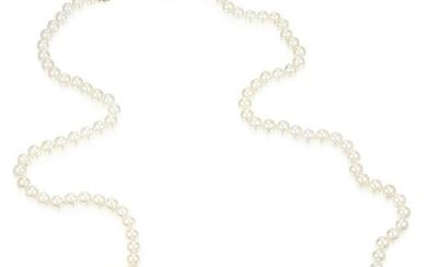 Mikimoto Cultured Pearl Opera Length Necklace