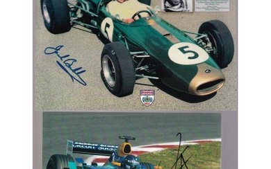 Motor Racing Photo's and Photo cards signed by Motor Racer's...