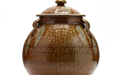 NC Pottery, Mark Hewitt Covered Urn