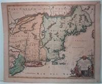 Nova Anglia Septentrionali Americae implantata Anglorumque coloniis florentissima Geographica exhibita