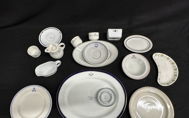 OCEAN LINER: Mixed collection of liner ceramics to include ...