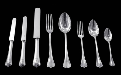 ODIOT - 175pc. FRENCH 950 STERLING SILVER FLATWARE SET