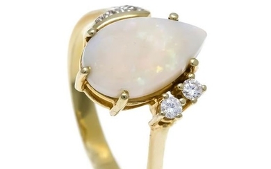 Opal-Brillant-Ring GG 585