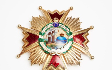Ordre dIsabelle la Catholique, Espagne, (Orden de Isabel la Católica), etoile de la grande croix....